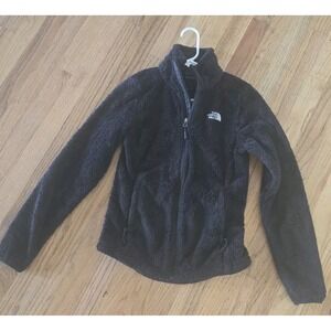 The North Face Womens Fleece Jacket Black Full Zip XS